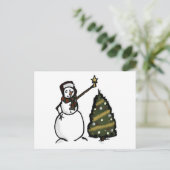 Carte Postale Snowman (Debout devant)