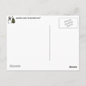 Carte Postale Snowman (Dos)