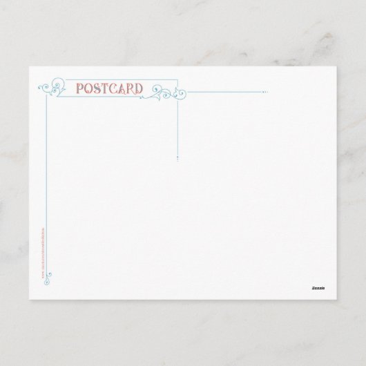 Carte postale Snowman (Dos)