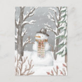 Carte postale - Snowman (Devant)