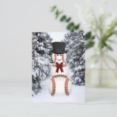 Carte Postale Snowman (Debout devant)