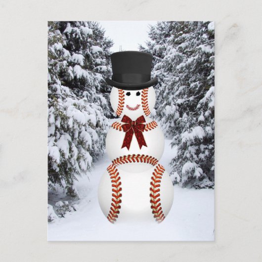 Carte Postale Snowman (Devant)