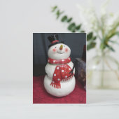 Carte Postale Snowman (Debout devant)