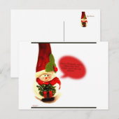 Carte postale Snowman (Devant / Derrière)