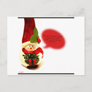 Carte postale Snowman