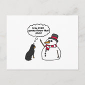 Carte Postale Snowman (Devant)