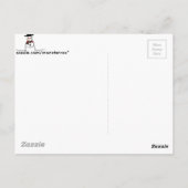 Carte Postale Snowman (Dos)