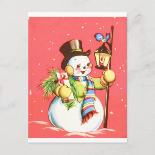 Carte Postale Snowman (Devant)