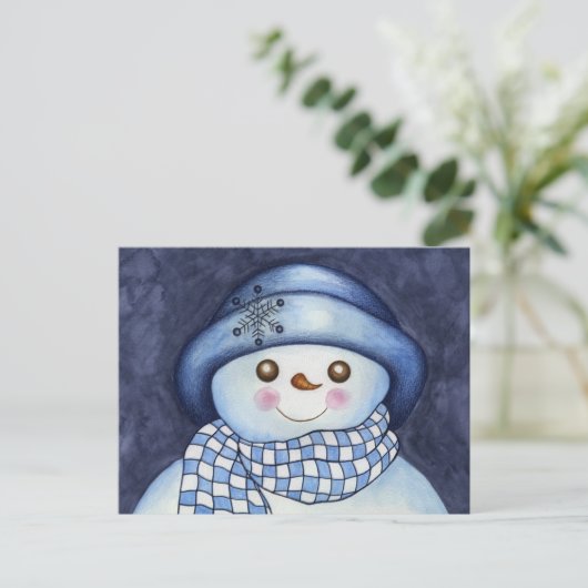 Carte postale Snowman (Debout devant)