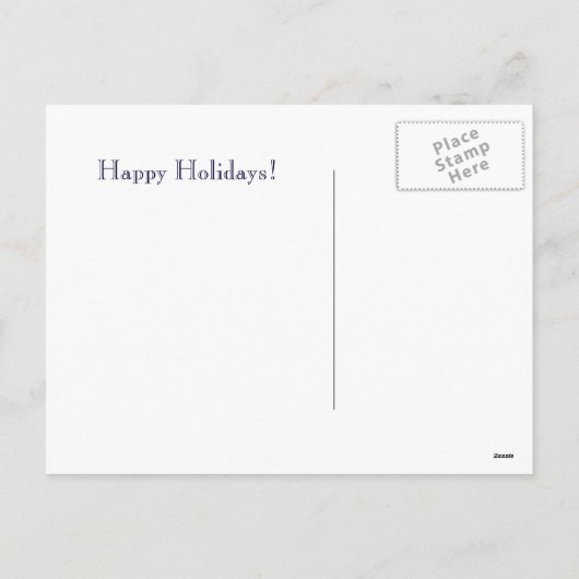 Carte postale Snowman (Dos)