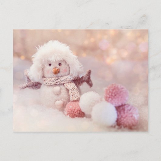 Carte Postale Snowman (Devant)