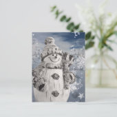 Carte Postale Snowman (Debout devant)