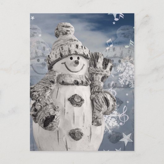 Carte Postale Snowman (Devant)