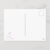 Carte postale Snowman Christmas Holidays (Dos)