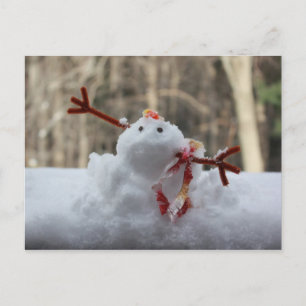 Carte Postale Snowman Fail