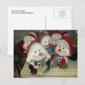 Carte Postale Snowman Gaggle (Devant / Derrière)