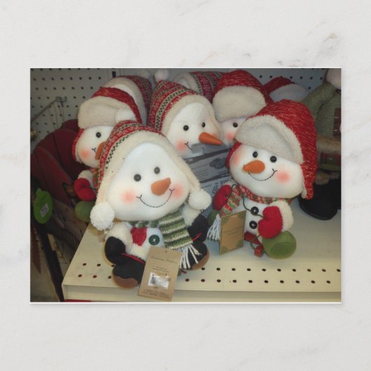 Carte Postale Snowman Gaggle (Devant)