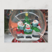 Carte Postale Snowman Globe (Devant)