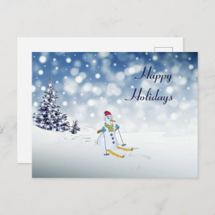 Carte postale Snowman Holiday