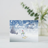 Carte postale Snowman Holiday (Debout devant)