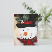 Carte Postale Snowman Smile (Debout devant)