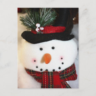 Carte Postale Snowman Smile