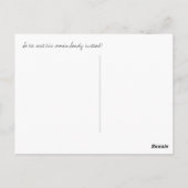 Carte Postale Snowman tropical (Dos)