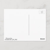 Carte Postale Snowmen avec Big Bow Casquettes (Dos)