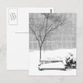 Carte Postale Snowscene III, Philadelphie (Devant / Derrière)