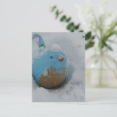 Carte Postale Snowy Blue Bird (Debout devant)