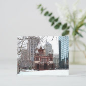 Carte postale Snowy Copley Carré Boston Massachuse (Debout devant)