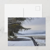 Carte postale Snowy Morning (Devant / Derrière)