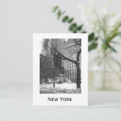 Carte Postale Snowy Park à New York (Debout devant)