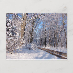 Carte Postale Snowy Rural Michigan