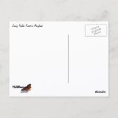 Carte Postale Snowy White Poplar Forest (Dos)