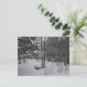 Carte Postale Snowy Winter Day (Debout devant)