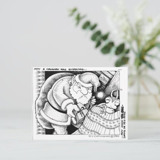 Carte Postale Snug comme un bug dans un tapis (Debout devant)