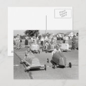 Carte Postale Soap Box Derby, 1940 (Devant / Derrière)