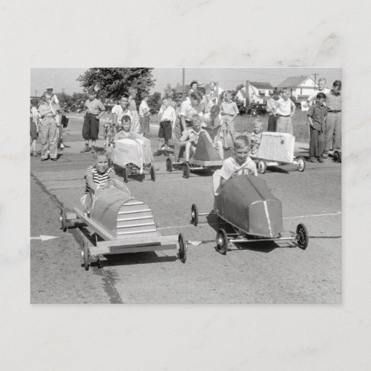 Carte Postale Soap Box Derby, 1940 (Devant)
