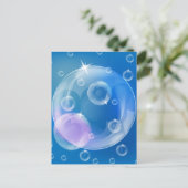 Carte Postale Soap bubbles (Debout devant)