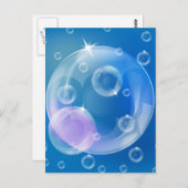 Carte Postale Soap bubbles (Devant / Derrière)