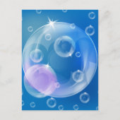 Carte Postale Soap bubbles (Devant)