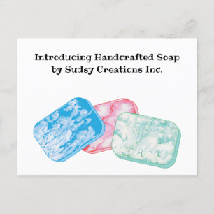 Carte Postale Soap Making Business Soapmakers Promotion