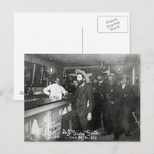 Carte Postale Soapy Smith's Saloon Bar (Devant / Derrière)