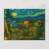 Carte Postale sob uma musa estrelada - under a starry muse (Dos)