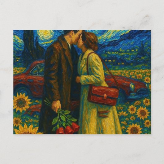 Carte Postale sob uma musa estrelada - under a starry muse (Devant)