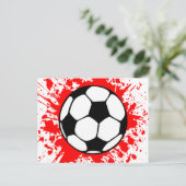 Carte Postale soccer. (Debout devant)