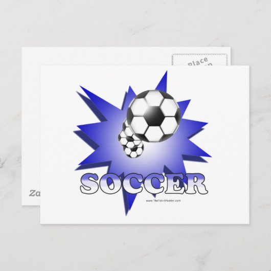 Carte Postale Soccer! (Devant / Derrière)