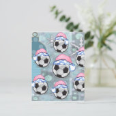 CARTE POSTALE SOCCER BALLS (Debout devant)