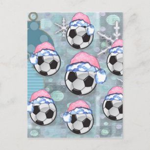 CARTE POSTALE SOCCER BALLS